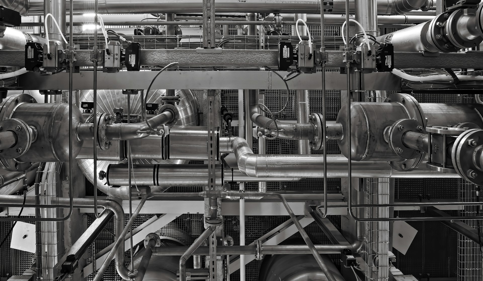 Industrial pipes and valves